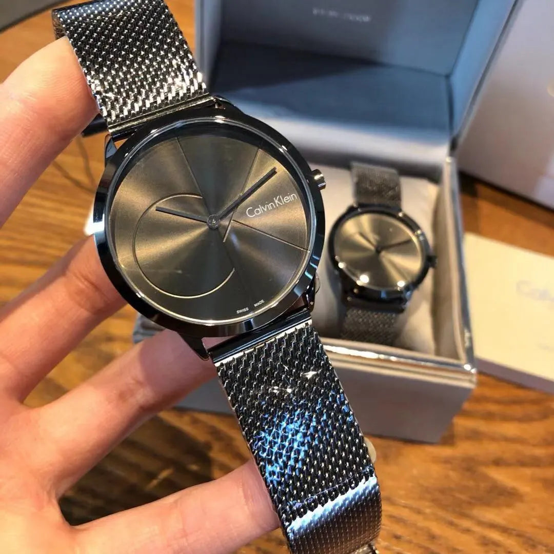 Calvin Klein Gunmetal Watch - Hình 4