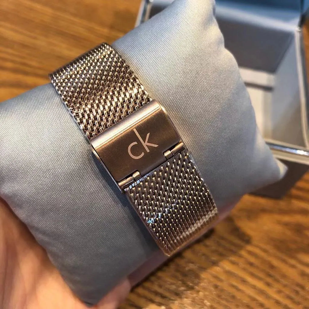 CK Minimal Rose Gold Mesh - Hình 2