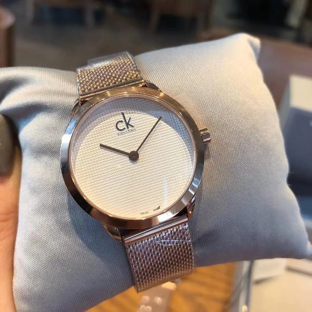 CK Minimal Rose Gold Mesh