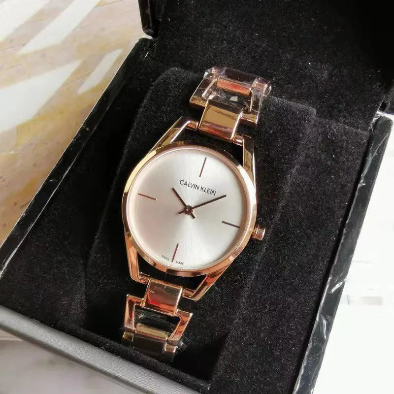 Calvin Klein Rose Gold Women's Watch - Hình 4