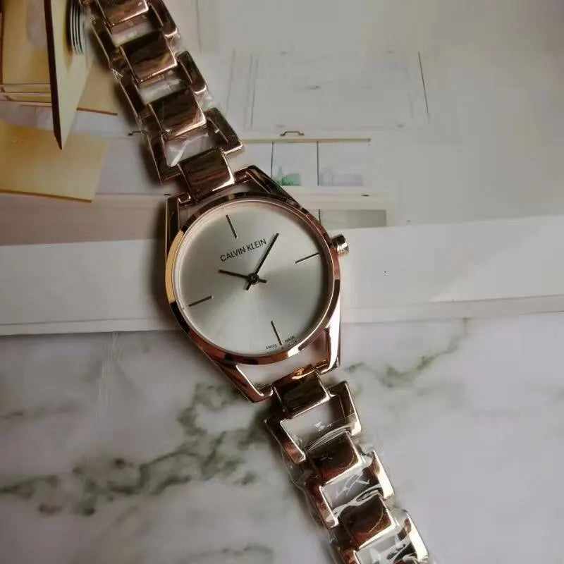 Calvin Klein Rose Gold Women's Watch - Hình 5