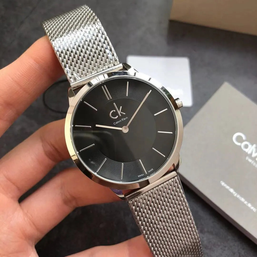 CK Black Mesh Watch - Hình 4