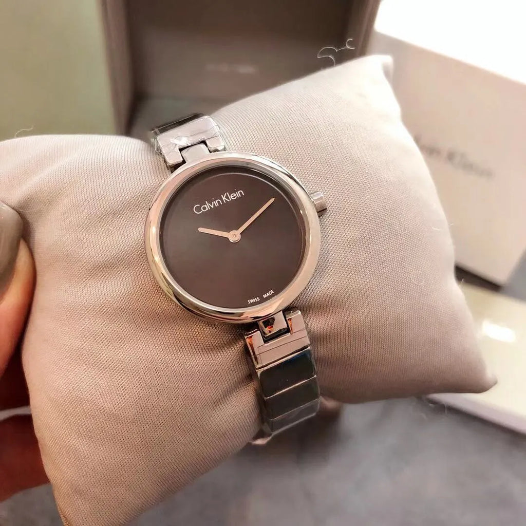 Calvin Klein Grey Dial Watch - Hình 6