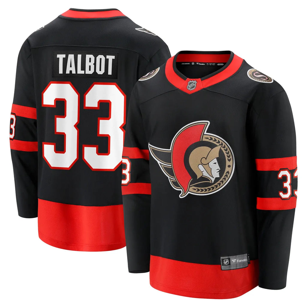 Talbot Senators Black Jersey