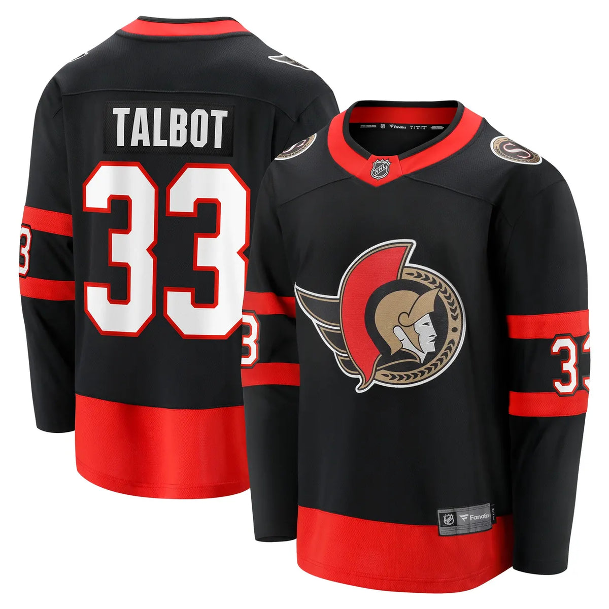 Talbot Senators Black Jersey - Hình 2