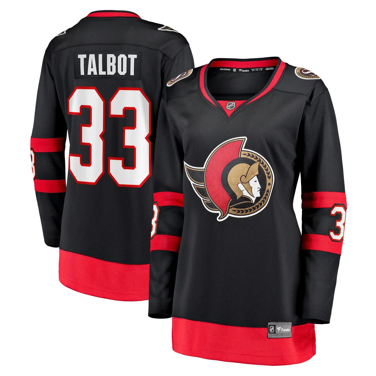 Talbot Senators Black Jersey