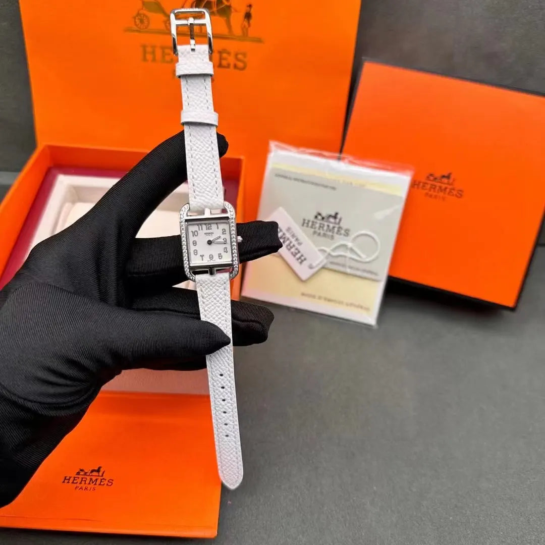 Hermès Kelly White Alligator Diamond - Hình 2