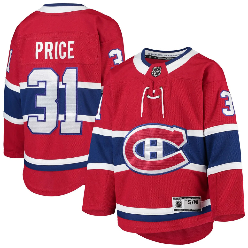 Price #31 Canadiens Red Jersey - Hình 2