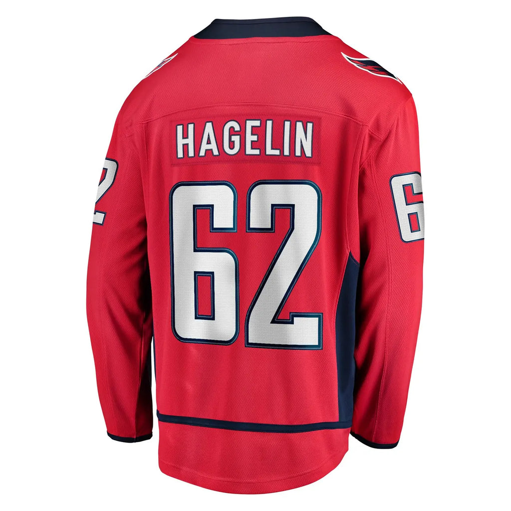 Hagelin Capitals Red Jersey - Hình 2