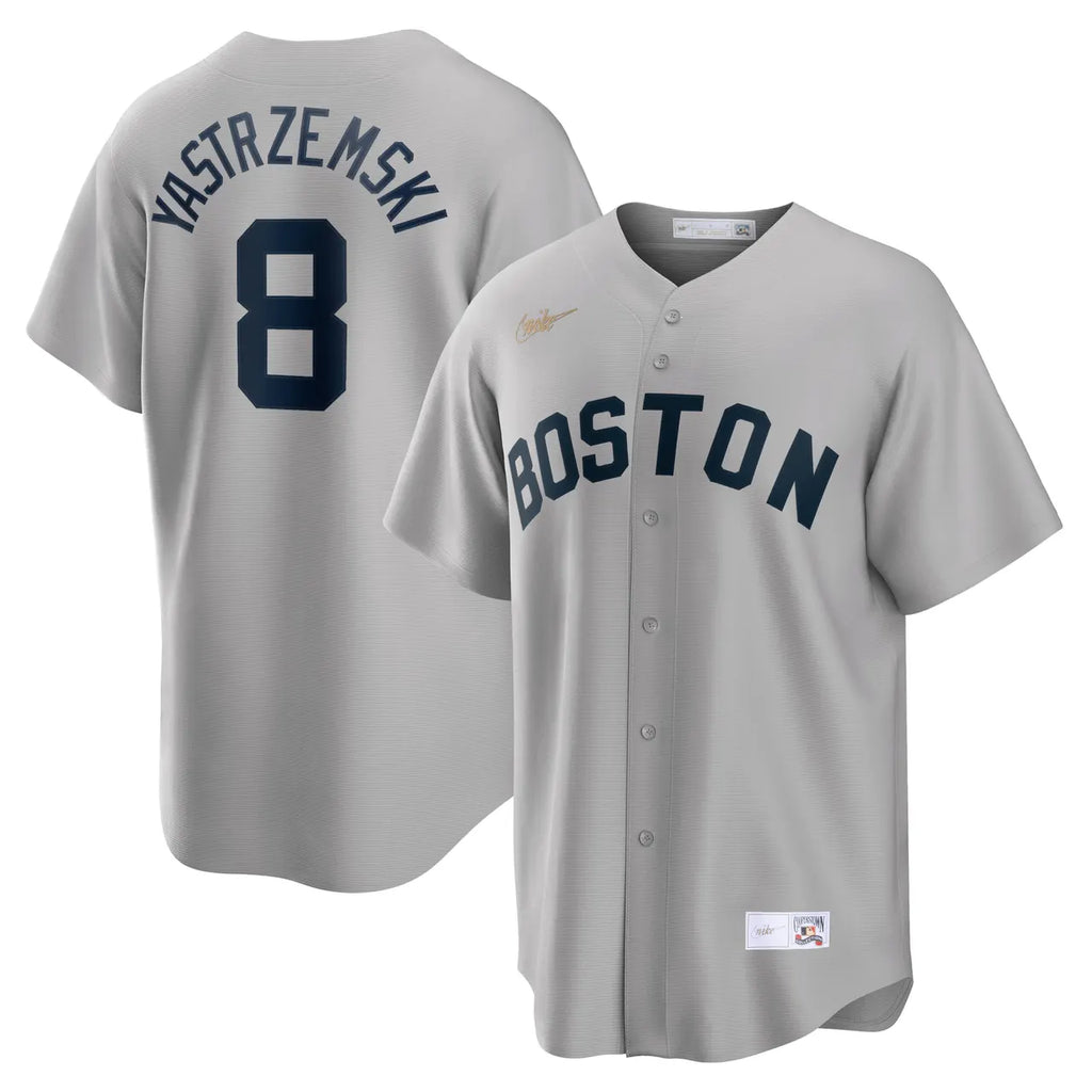 Yaz Grey Cooperstown Jersey