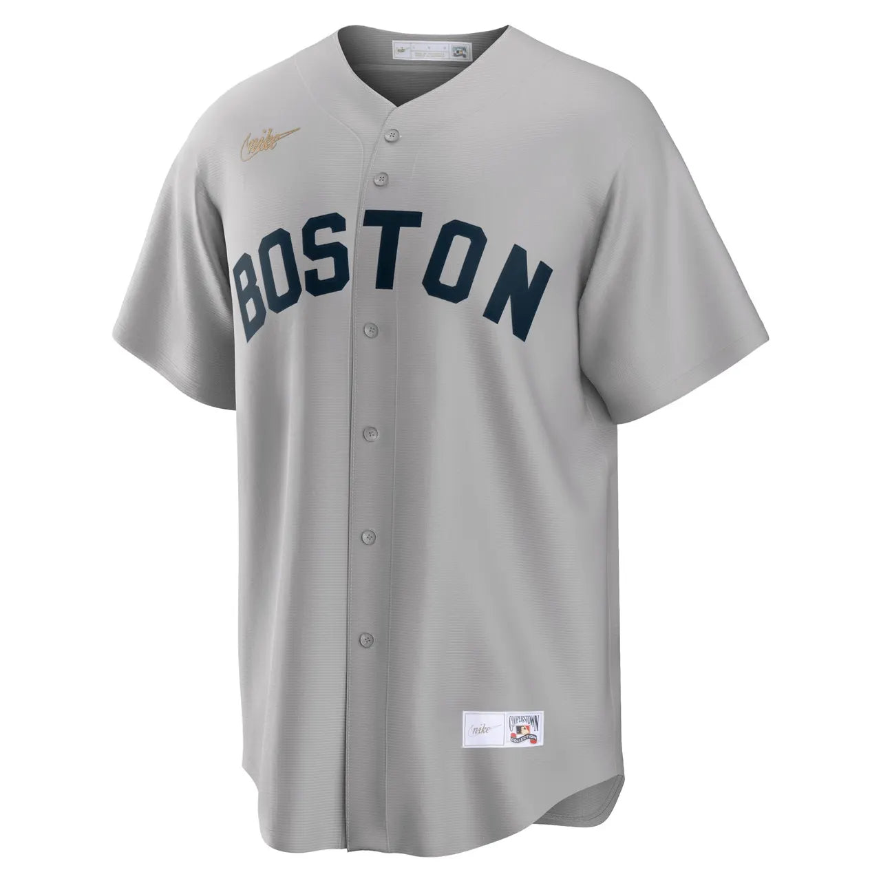 Yaz Grey Cooperstown Jersey - Hình 3
