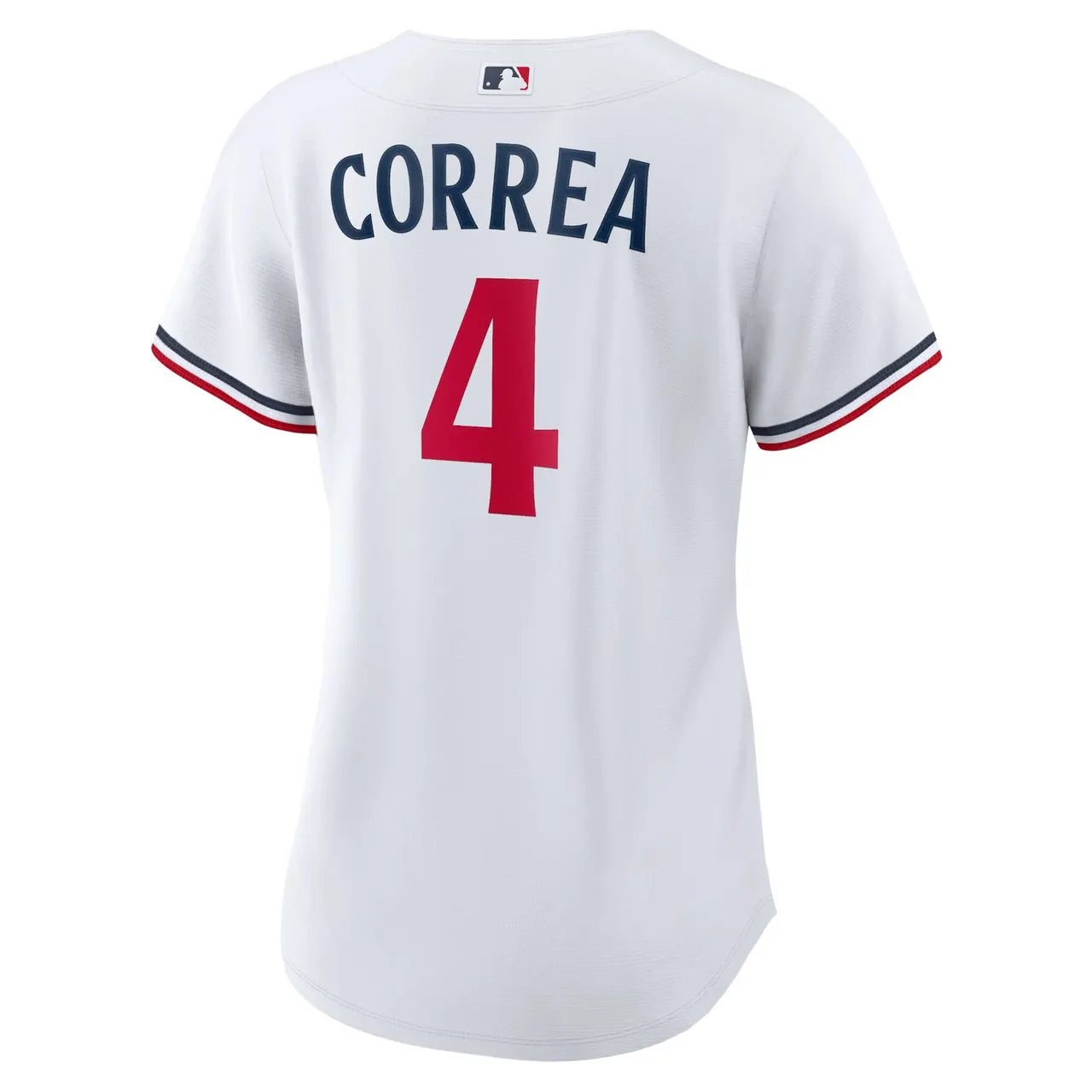 Nike Correa #4 Twins White Jersey - Hình 4