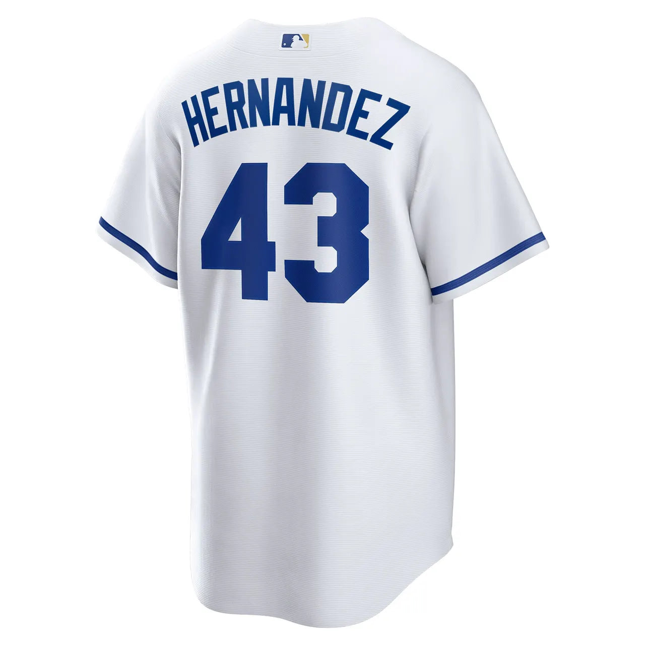 Nike Royals Hernandez #43 White Jersey - Hình 4