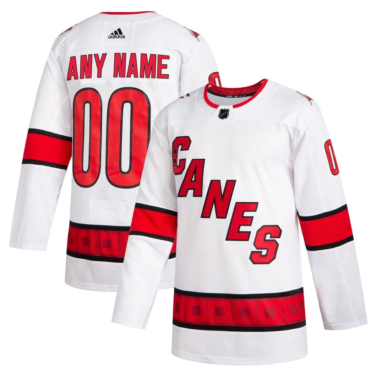 authentic Adidas Hurricanes White Jersey
