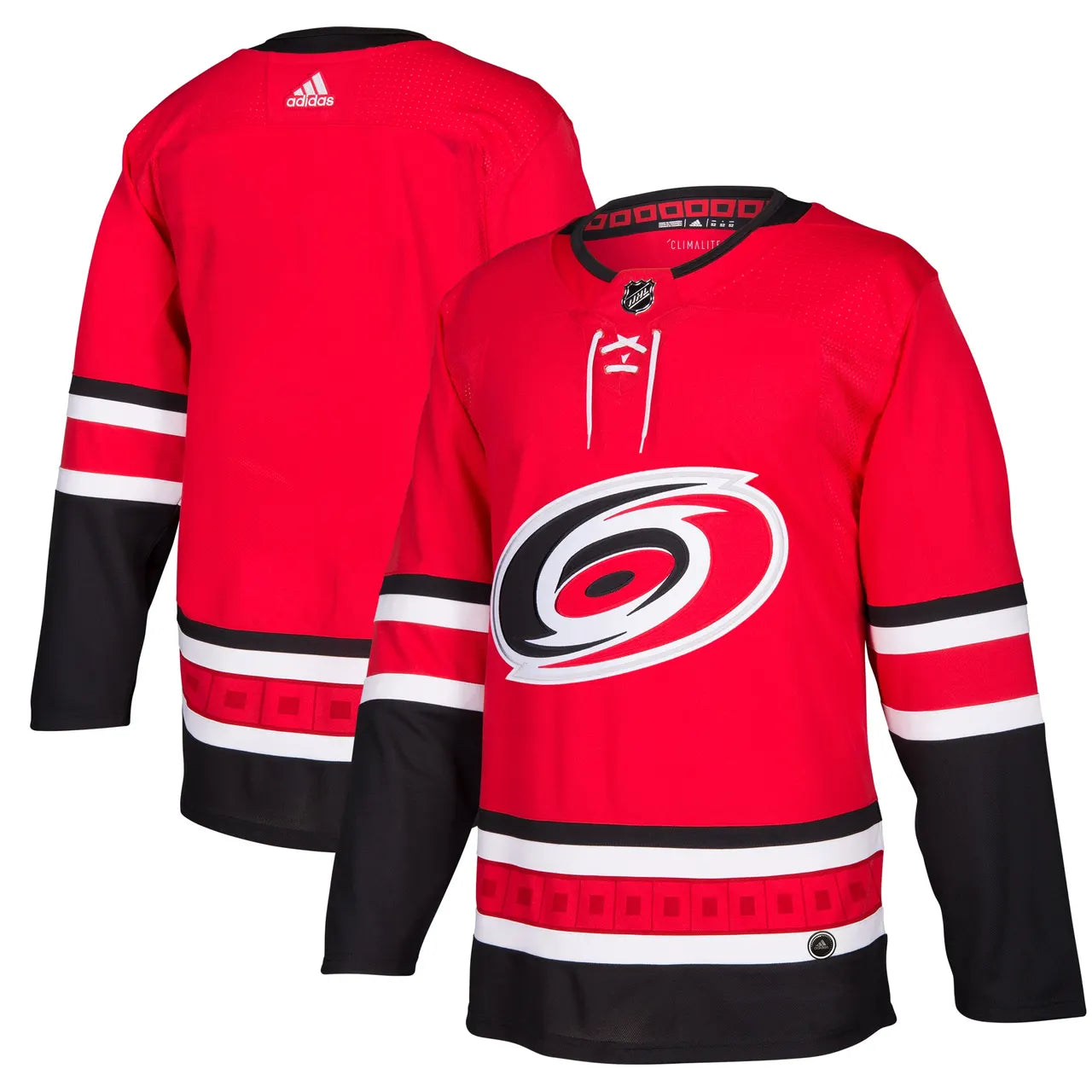 adidas Hurricanes Red Authentic Jersey