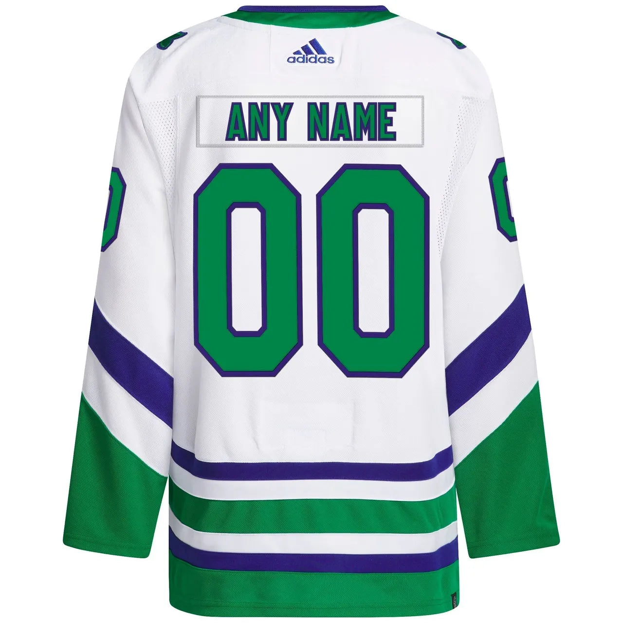 Canucks White Throwback Jersey - Hình 2