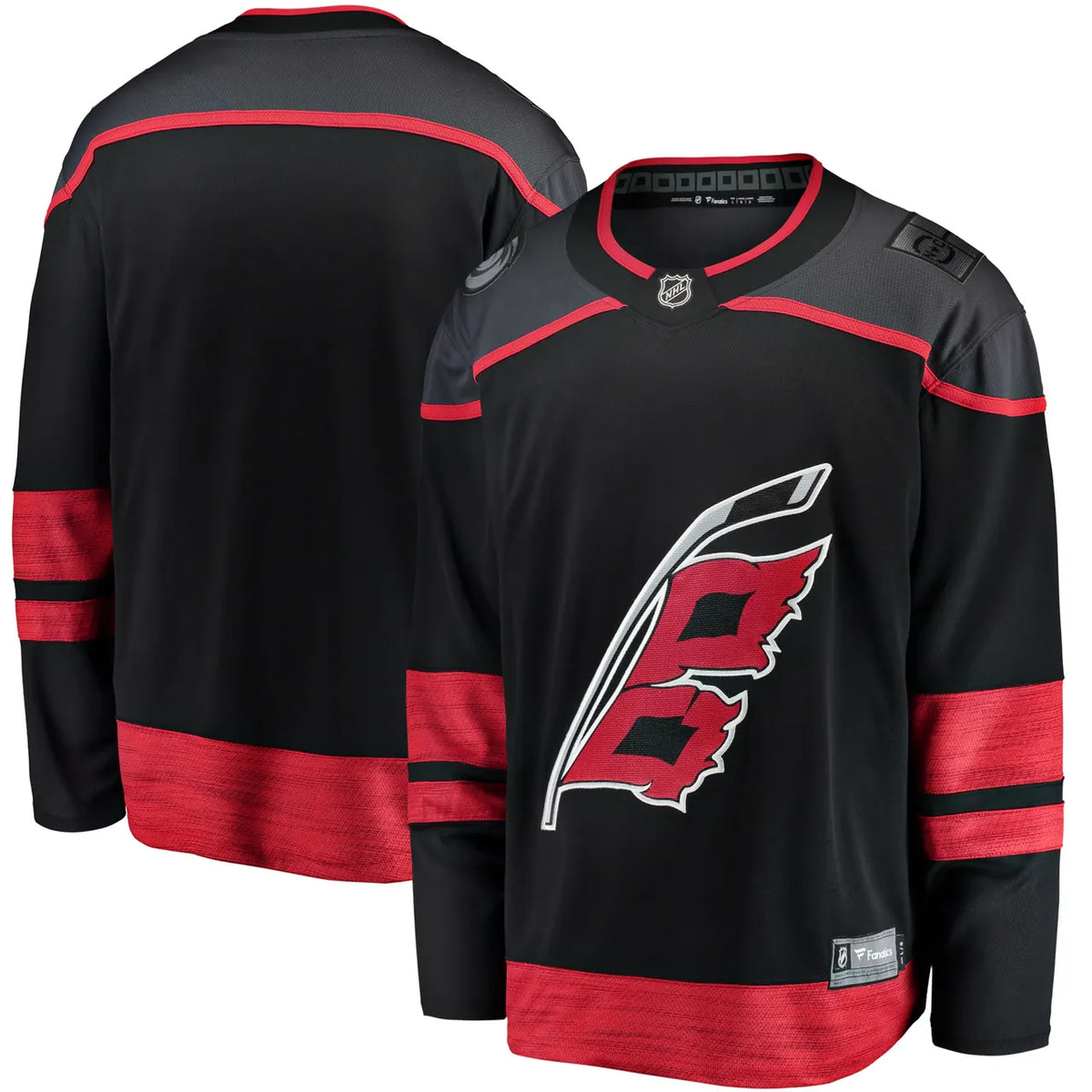 Hurricanes Black Jersey Red - Hình 2