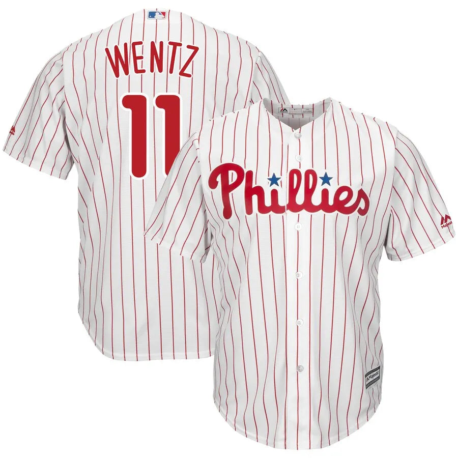 Wentz Phillies Pinstripe Jersey