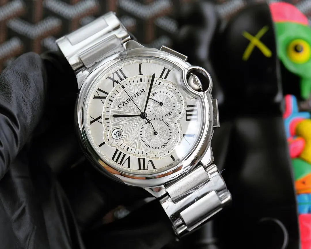 Cartier Ballon Bleu Silver - Hình 3