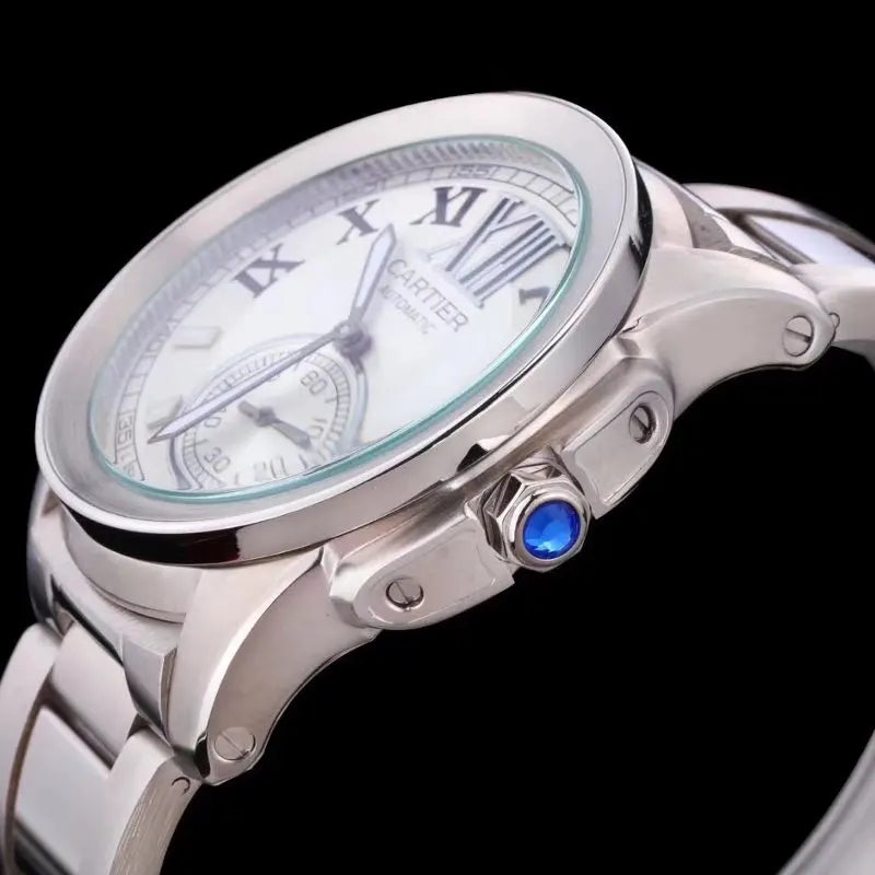 Cartier Calibre Silver Dial - Hình 3