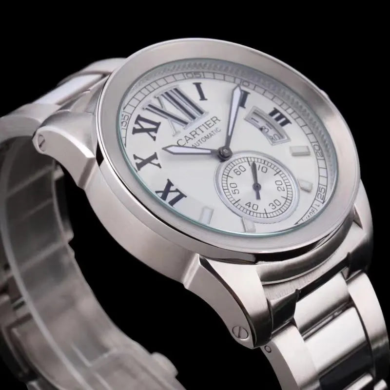 Cartier Calibre Silver Dial - Hình 2
