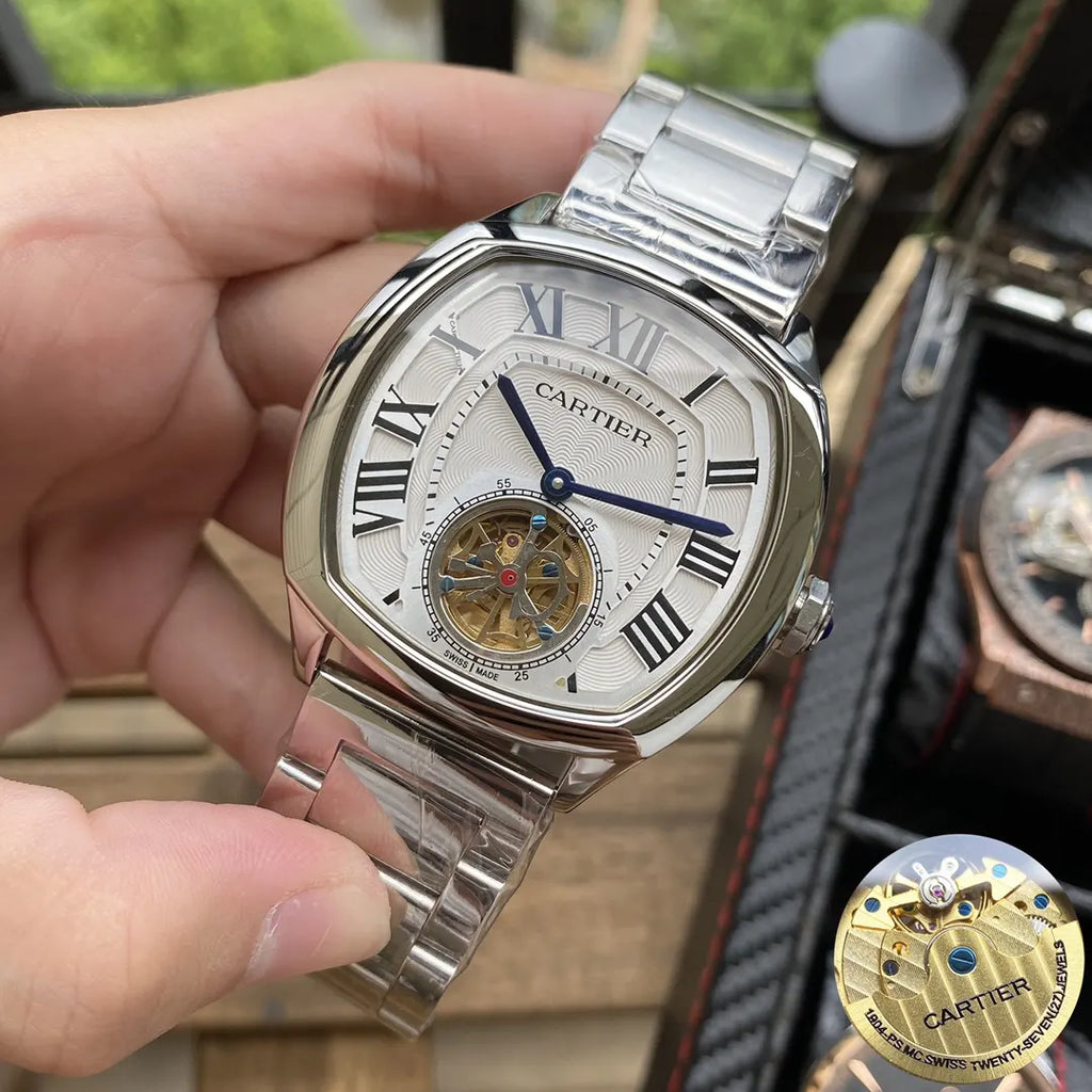 Cartier Tonneau Tourbillon - Hình 4