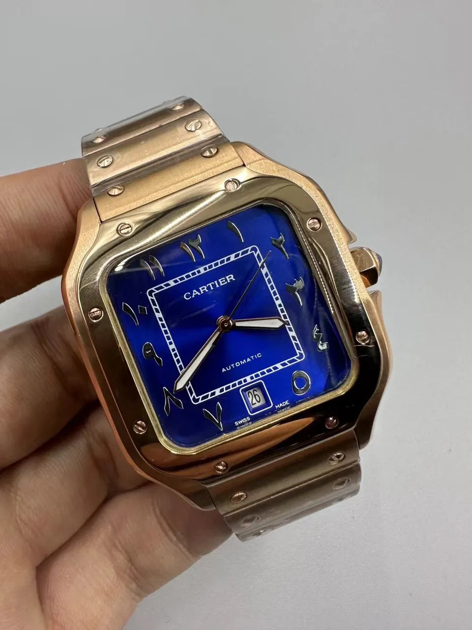 Cartier Santos Arabic Dial - Hình 2