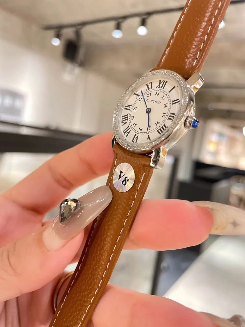 Cartier Ronde Louis Gold - Hình 7
