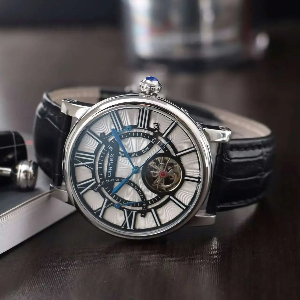Cartier Silver Dial Tourbillon