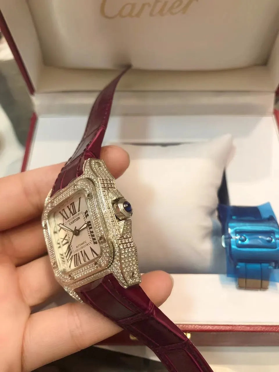 Cartier Panthère Diamond Purple - Hình 3