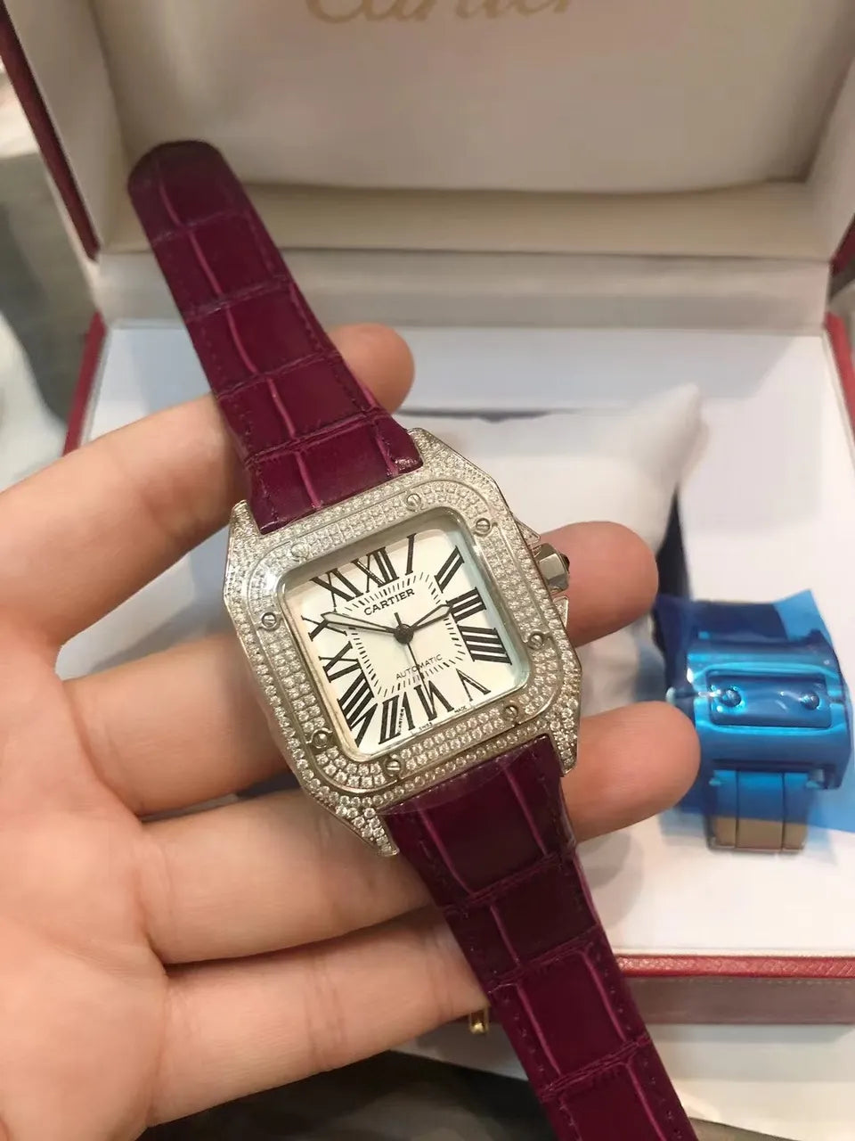 Cartier Panthère Diamond Purple - Hình 4