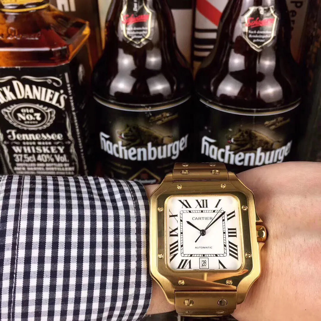 Cartier Santos Gold Watch