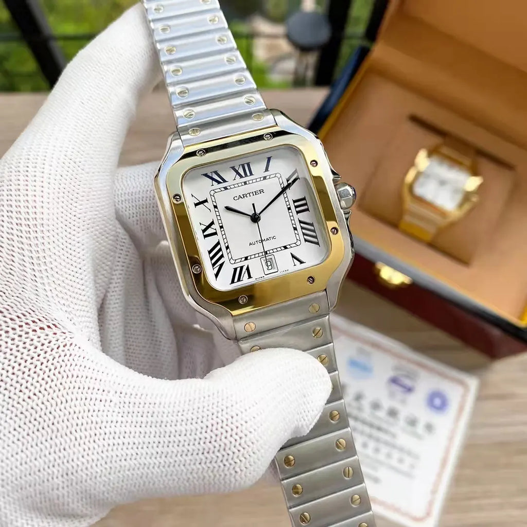 Cartier Santos Two-Tone Automatic - Hình 3