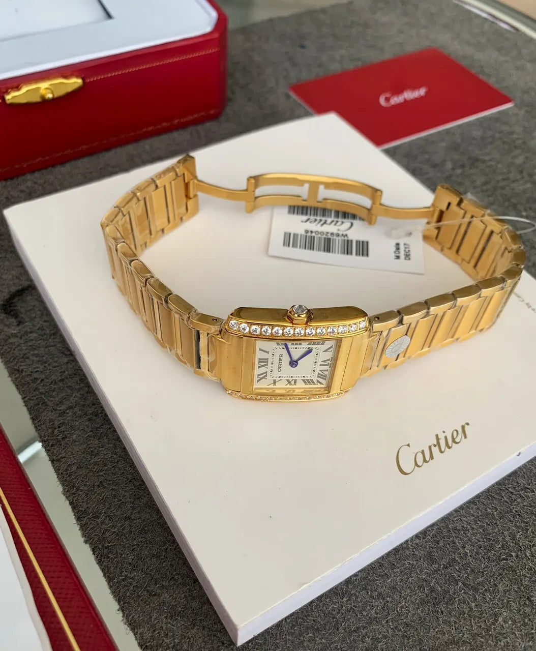 Cartier Tank Française Gold - Hình 2