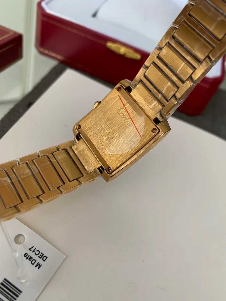 Cartier Tank Française Gold - Hình 3