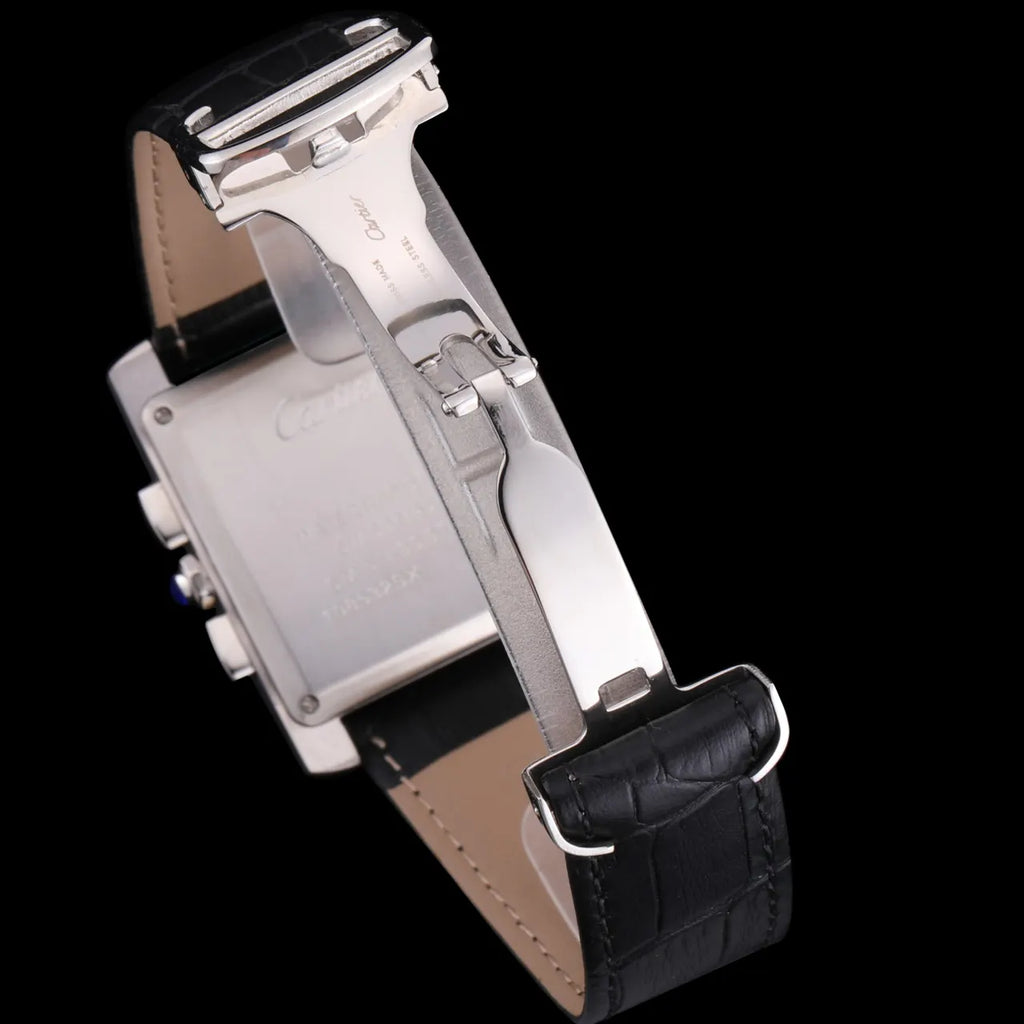 Cartier Chronoflex Steel Leather - Hình 5