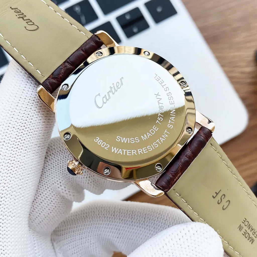 Cartier Ronde Solo Rose Gold - Hình 2