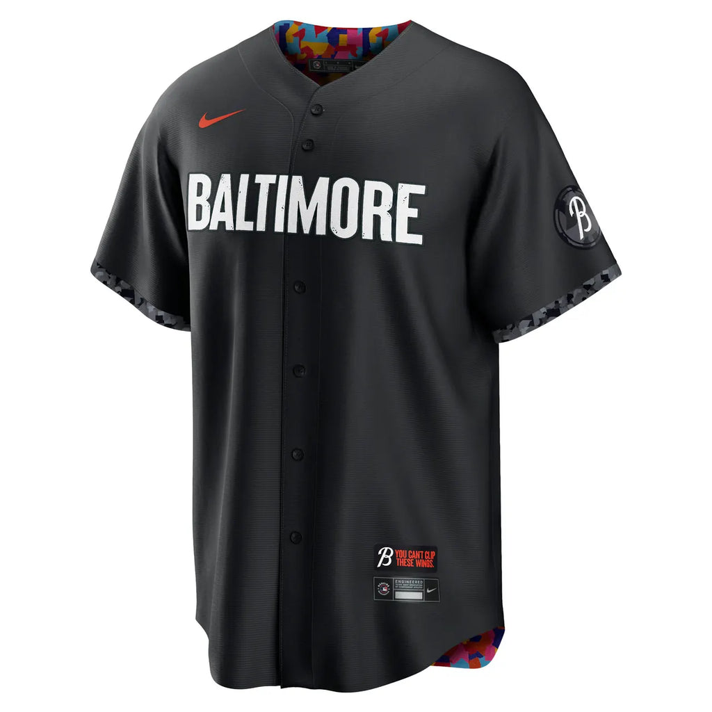 nike Orioles Mullins Black Jersey - Hình 3