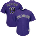 majestic Rockies Blackmon Purple Jersey