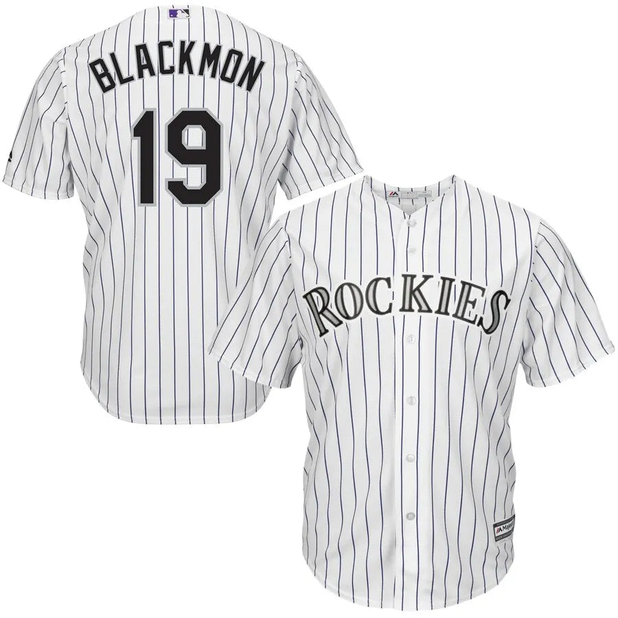Rockies Blackmon Pinstripe Jersey