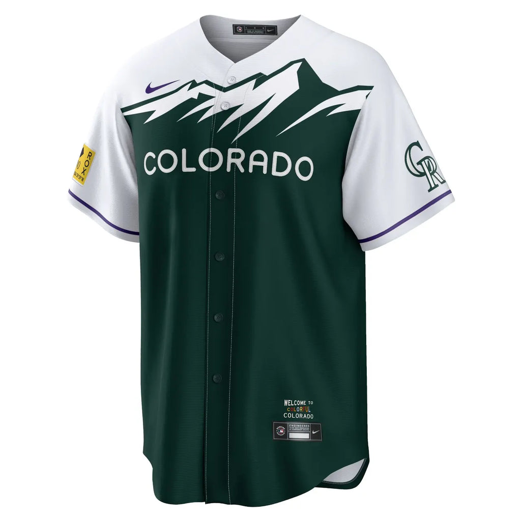 Rockies Blackmon Green Jersey nike