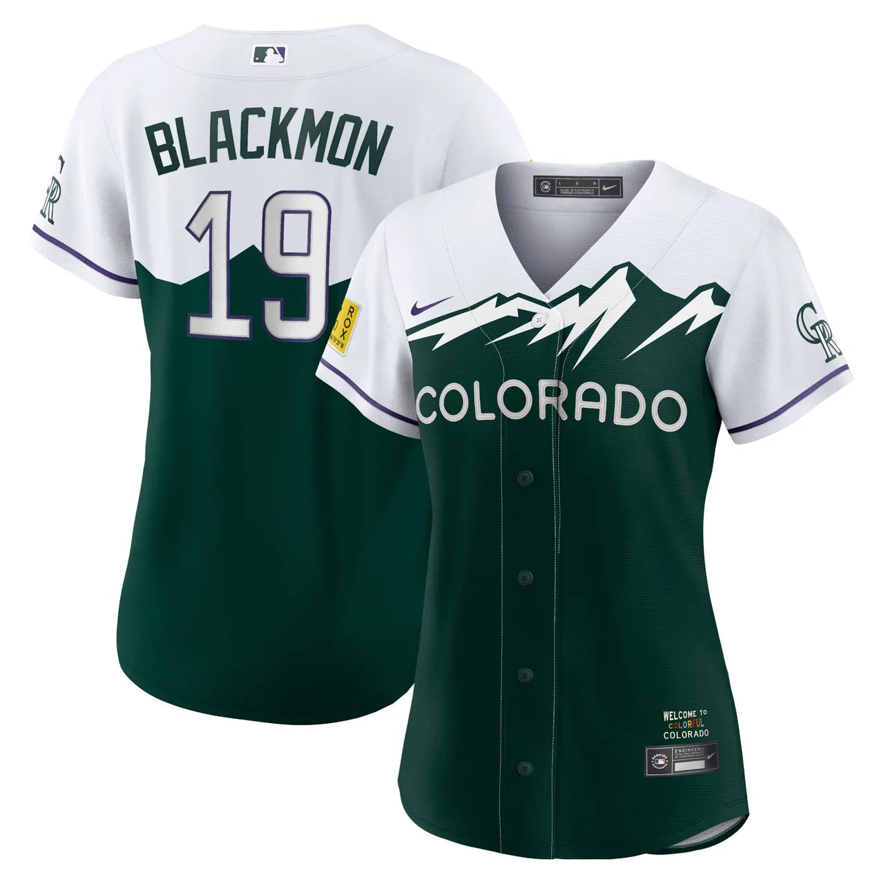 nike Blackmon Rockies Green Jersey