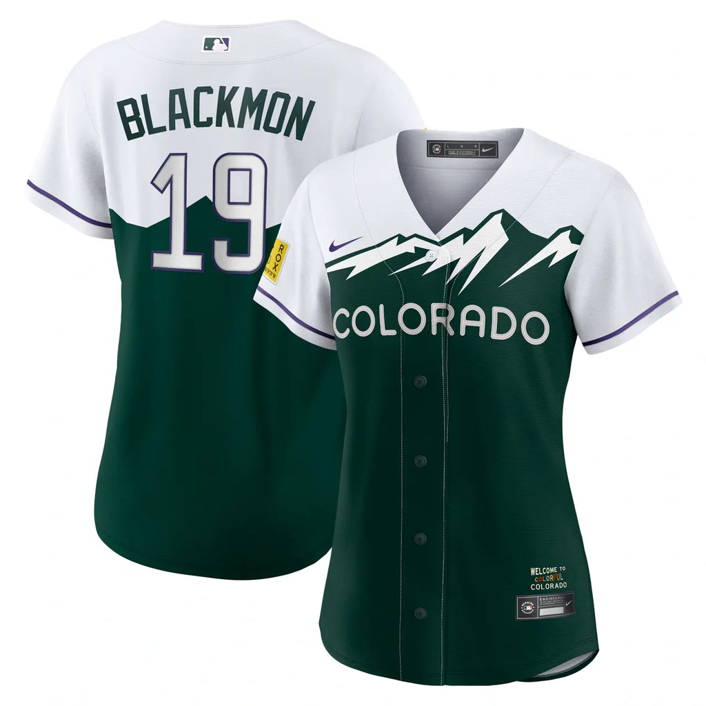 Nike Blackmon Rockies Jersey - Hình 2