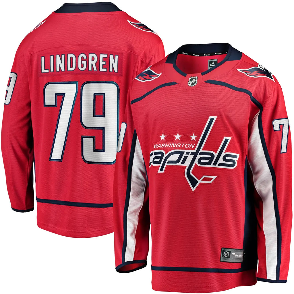 Lindgren Capitals Red Jersey fanatics