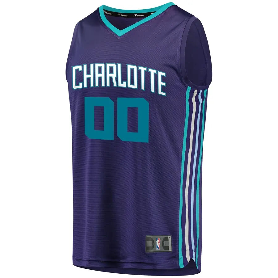 custom Fanatics Hornets Purple Jersey - Hình 2