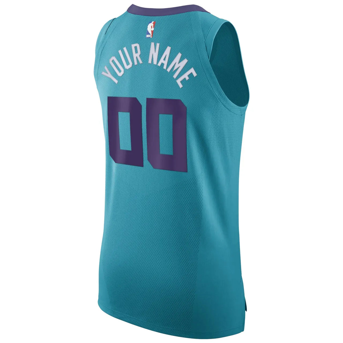 custom Jordan Hornets Teal Jersey - Hình 4