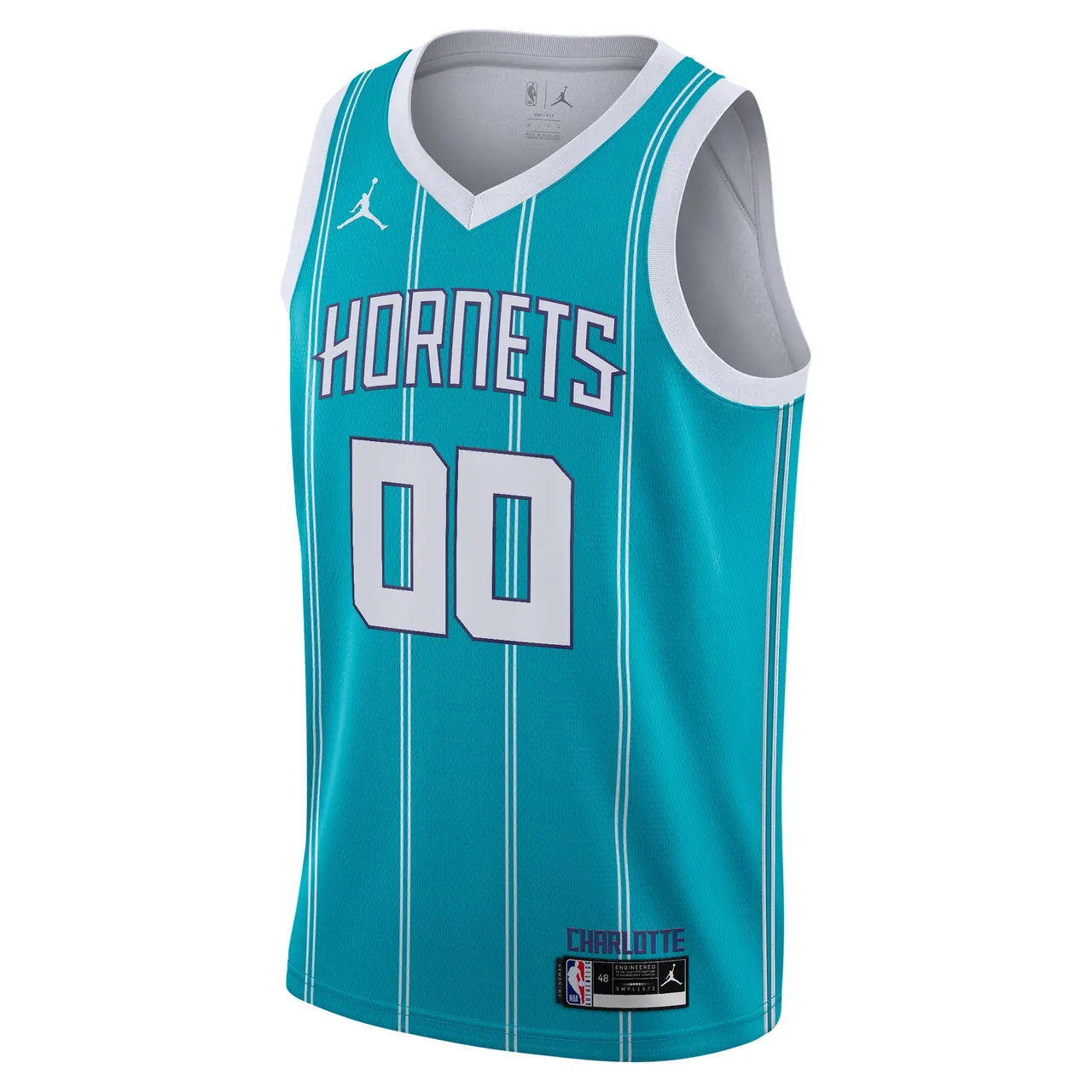 Hornets Teal Custom Jersey jordan personalized - Hình 2