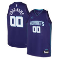 jordan Hornets Purple Custom Jersey