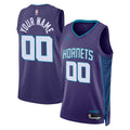 jordan Hornets Purple Custom Jersey