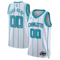 teal Jordan Hornets White Jersey